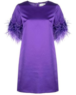 P.A.R.O.S.H. Short Dresses - Purple