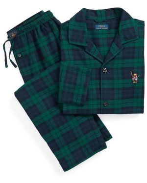 Polo Ralph Lauren Stilvolles Pyjama-Set Für Frauen - Grün