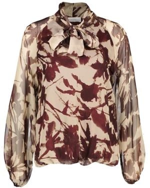 Amélie & Amélie Bordeaux Bluse - Braun