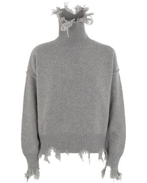 The Seafarer Stilvolles Stella Stricktop - Grau