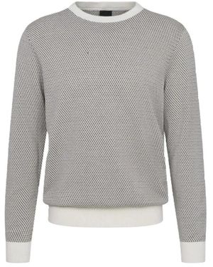 Bugatti Round-Neck Knitwear - Gris