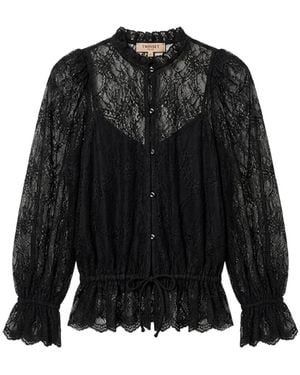 Twinset Overhemden ,Zwart ,Blouses