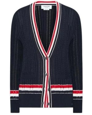 Thom Browne Cardigans - Blue