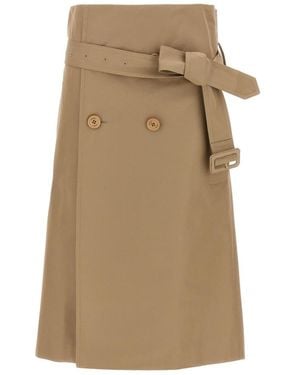 Vetements Midi Skirts - Natural