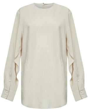 Uma Wang Overhemden ,Wit ,Leer Shirts