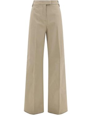 Thelatest Elegant Wide Leg Pants - Natur