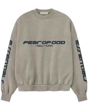 Fear Of God Heavy Fleece Cropped Relaxed Sweatshirt - Grijs