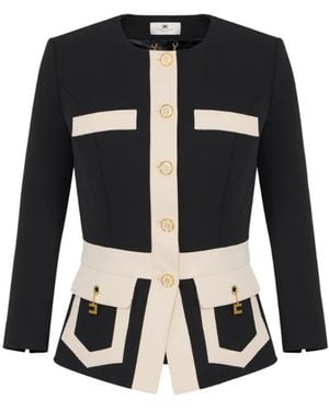 Elisabetta Franchi Light Jackets - Negro