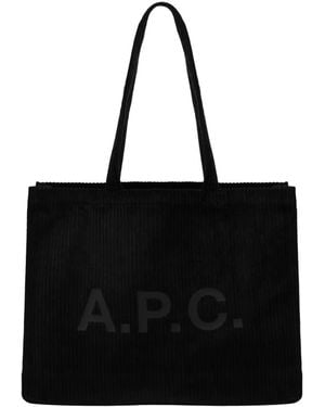 A.P.C. Tassen ,Zwart ,Katoen Diane Shopping Bag