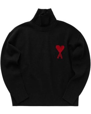 Ami Paris Turtlenecks - Negro