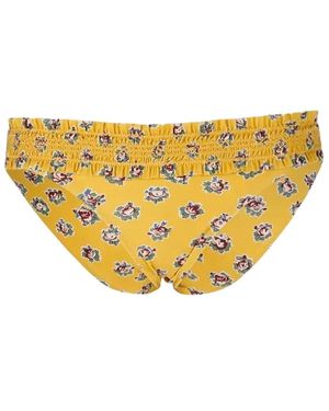 Tory Burch Blumendruck Hipster Bikini Unterteil - Gelb