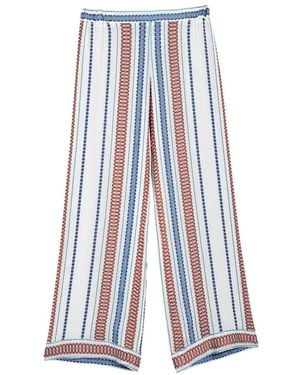 Zeus+Dione Straight Trousers - Blue