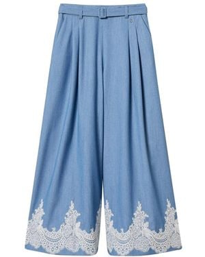 Actitude Wide Trousers - Azul