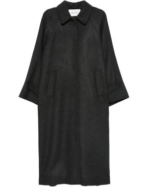 Mark Kenly Domino Tan Single-Breasted Coats - Zwart