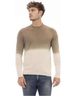 Alpha Studio Round-Neck Knitwear - Neutre