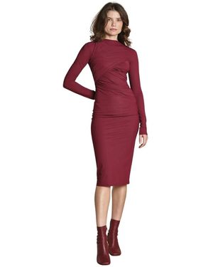 Amazuìn Midi Dresses - Red