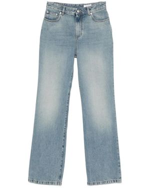 McQueen Straight Leg Jeans - Blau