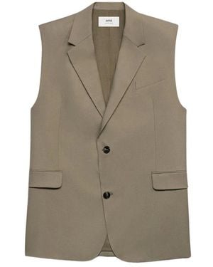 Ami Paris Waistcoats - Grey