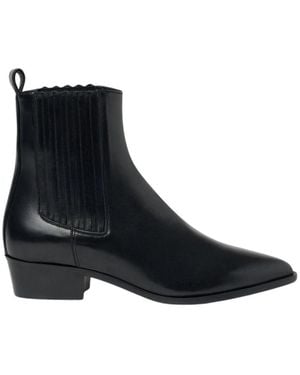 SCAROSSO Cowboy & Biker Boots - Black