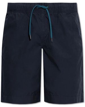 Paul Smith Logo-Shorts - Blau