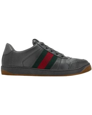 Gucci Screener Sneaker Mit Used-Effekt - Schwarz
