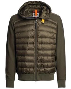 Parajumpers Hybrid Kapuzenjacke Warm Up Stil - Grün