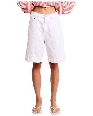 Denimist Denim Shorts - White