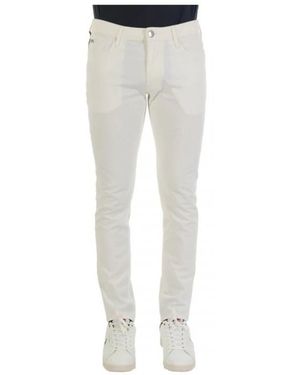Emporio Armani Slim-Fit Trousers - Grey