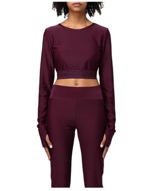 Versace Jeans Couture Long Sleeve Tops - Viola