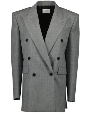 Saint Laurent Blazers - Grijs