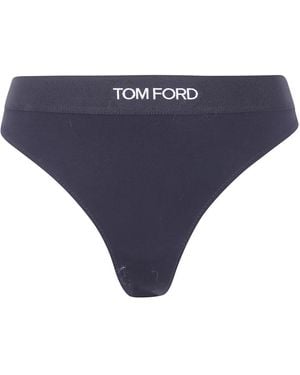 Tom Ford Modal Signature Thong - Blau