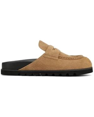 Naked Wolfe Mules - Braun