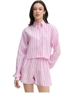 Paramidonna Ida Gestreiftes Hemd - Lila