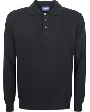 Drumohr Polo Lana Cachemire - Blauw