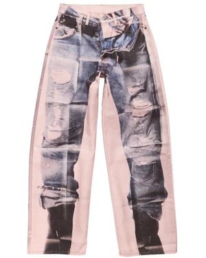 Acne Studios Wide Trousers - Pink