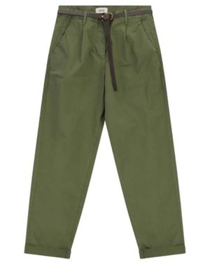 Dixie Chino-Fit Broeken - Groen