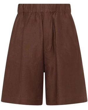 Laneus Casual Shorts - Brown