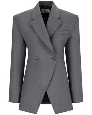GIUSEPPE DI MORABITO Stijlvolle Jas Blazer Voor Vrouwen - Grijs