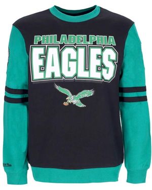 Mitchell & Ness Long Sleeve Training Tops - Azul