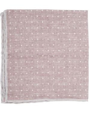 Eleventy Wolle Baumwolle Micro Polka Dot Clutch - Lila