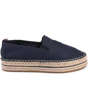 Tommy Hilfiger Blauwe Linnen Espadrille Schoen