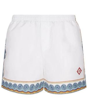 CASABLANCA Weiße Herrenshorts