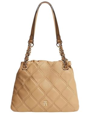 Tommy Hilfiger Shoulder Bags - Natural