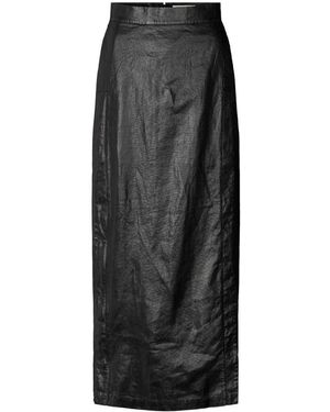 Rabens Saloner Maxi Skirts - Nero