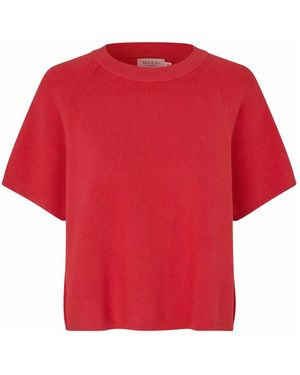 Masai Truien & Vesten ,Rood ,Korte Mouw Gebreid