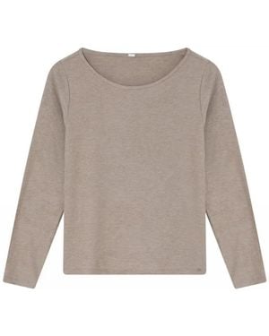 GUSTAV Tops ,Bruin ,Long Sleeve Top - Grijs