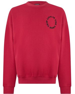 DIESEL Sweatshirts - Red