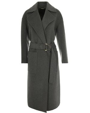 Liu Jo Elegante Wollen Jas - Zwart