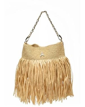 Patrizia Pepe Shoulder Bags - Natural