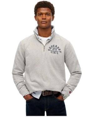 Superdry Athletic Essentials Zip-Through - Grijs